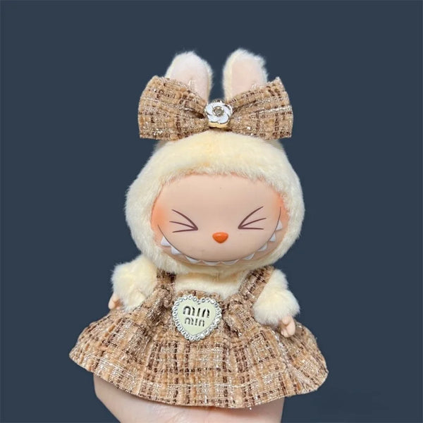 Labubu Plush Doll Skirt Set
